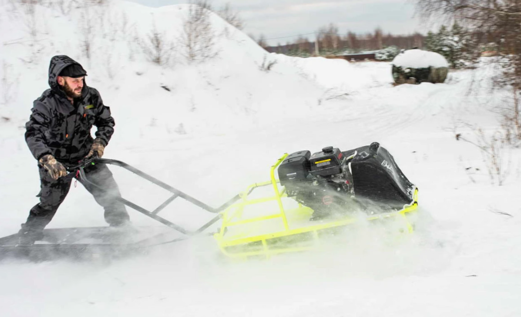 Мотобуксировщик Бурлак ХОЗЯИН-1 (капот металл) в Тюмени