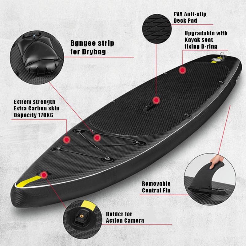 SUP (САП) ДОСКА MISHIMO CARBON DARKSIDE 11’ (335СМ) в Тюмени