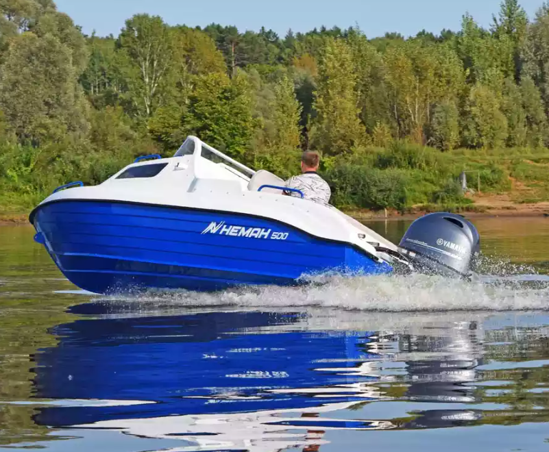 Комбинированный катер Neman-500 с каютой в Тюмени