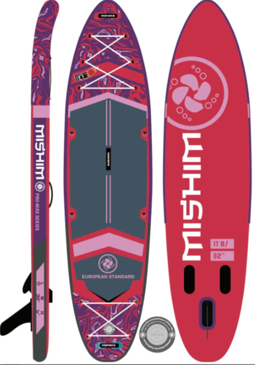 SUP (САП) Доска MISHIMO PRO-MAX Viva Magenta 10.6’ (320см) в Тюмени