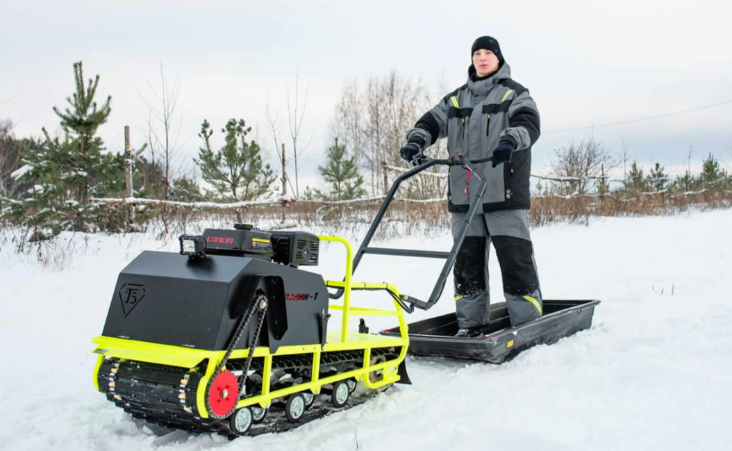 Мотобуксировщик Бурлак ХОЗЯИН-1 (капот металл) в Тюмени
