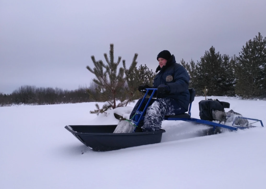 Мотобуксировщик толкач Альбатрос-XL8 с модулем. С фарой, тележки в Тюмени