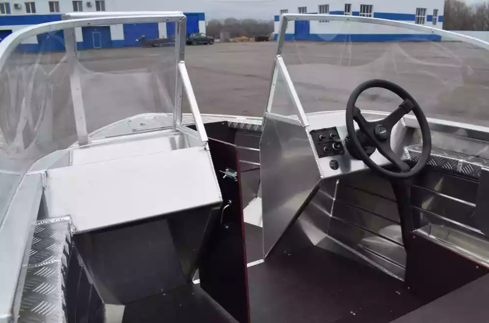 Алюминиевая лодка Wyatboat-390 DCM Увеличенный борт в Тюмени