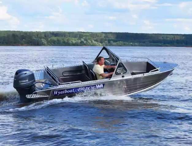 Алюминиевый катер Wyatboat-490 DCM Pro в Тюмени