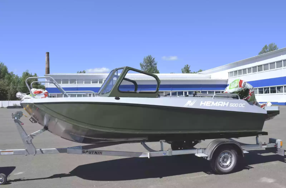 Алюминиевый катер Неман-500 DC Pro в Тюмени