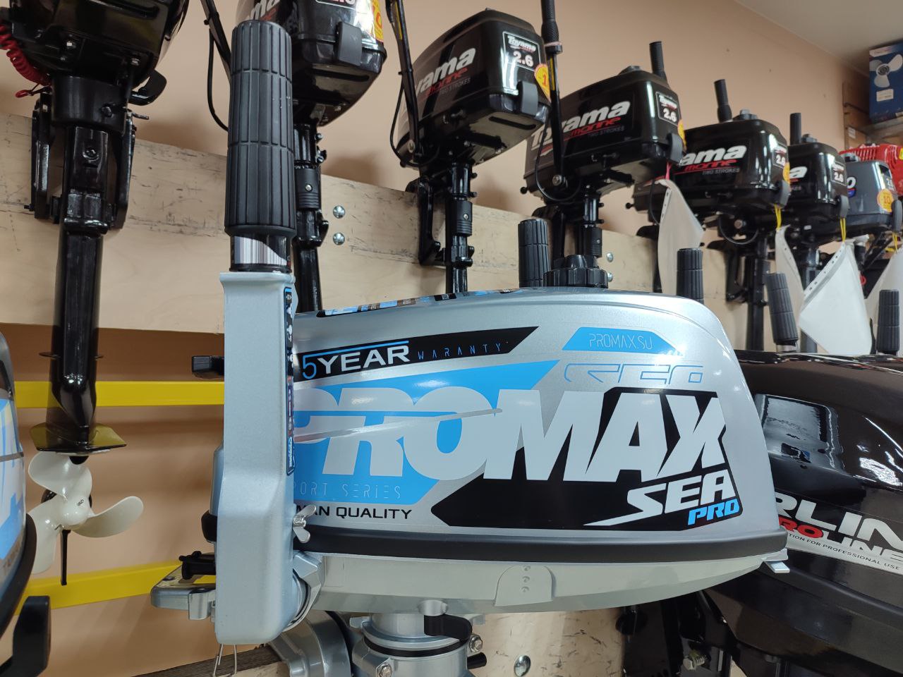 Лодочный мотор PROMAX SP5FHS (внешний бак 12 л) в Тюмени