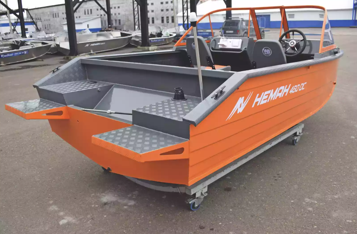 Алюминиевый катер Неман-480 DCM FISH в Тюмени