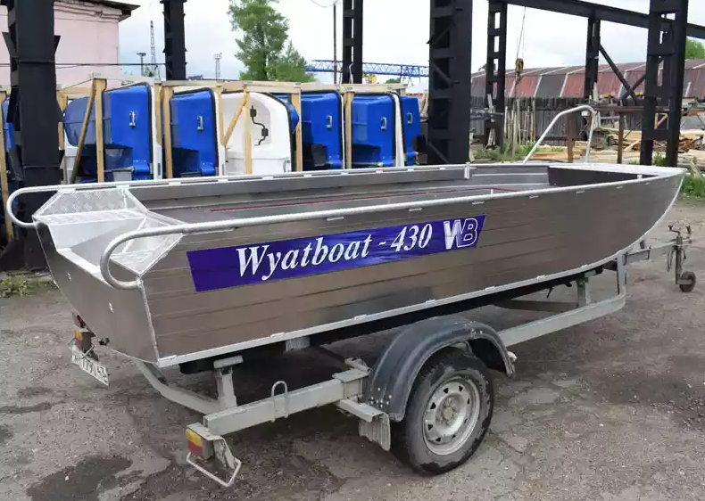Алюминиевая лодка  Wyatboat-430 Master в Тюмени