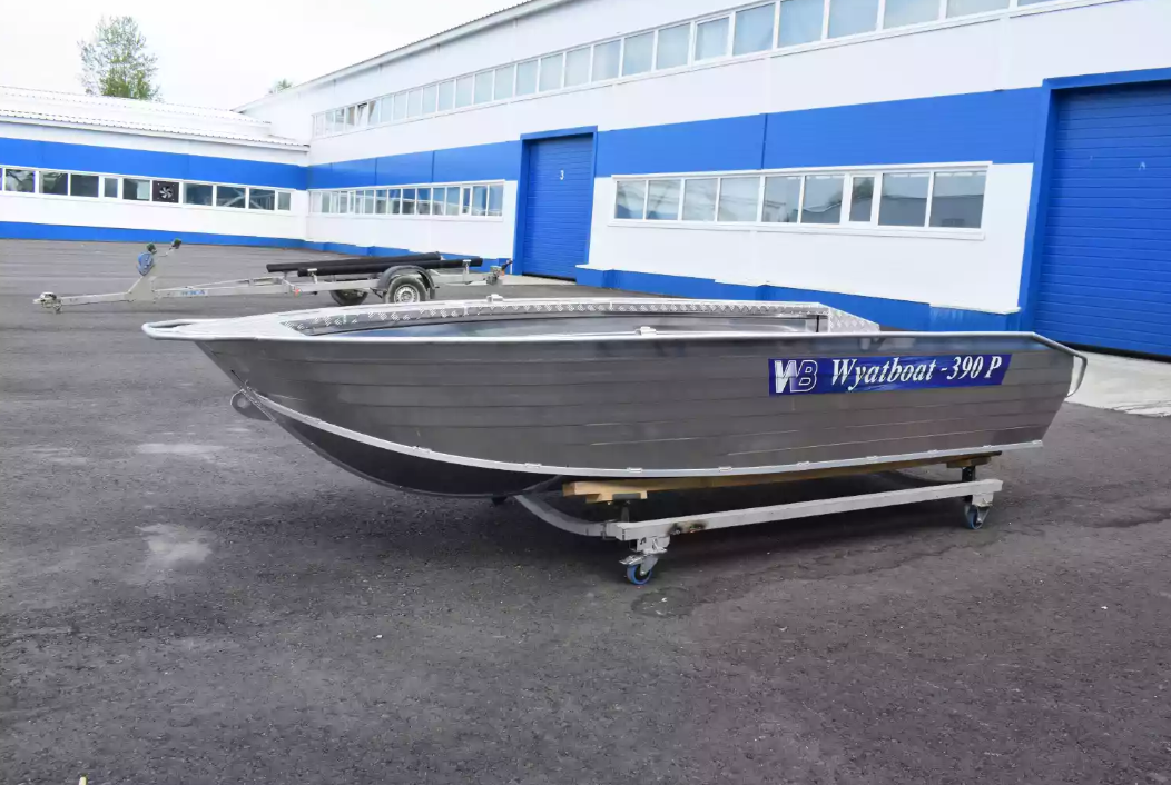 Алюминиевая лодка Wyatboat-390Р Увеличенный борт в Тюмени