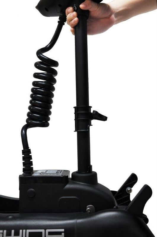 Лодочный электромотор якорь Haswing Cayman B, GPS, 12V, 55Lbs, нога 137 мм в Тюмени