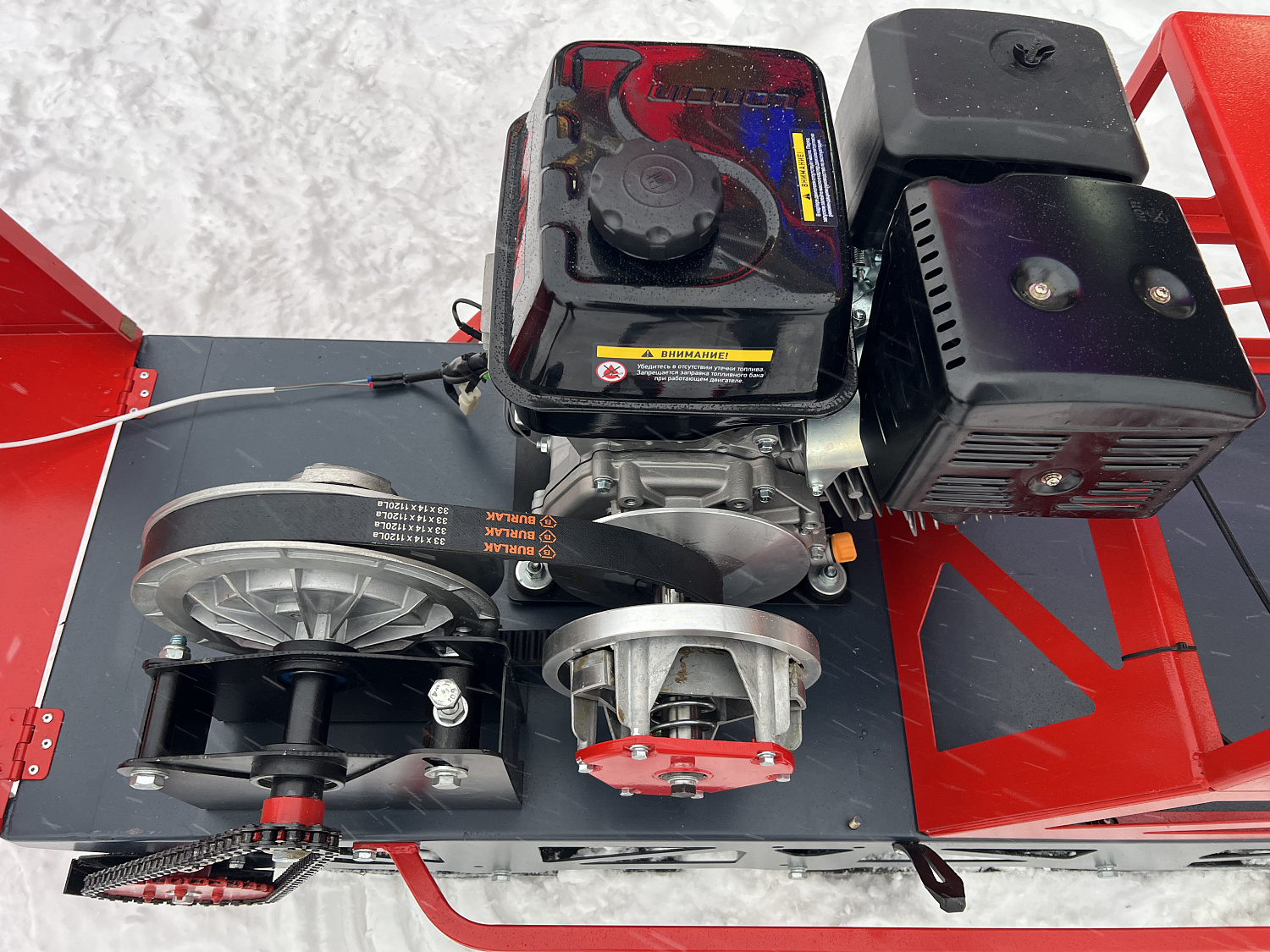 Мотобуксировщик EX-MOTO SNOWDOG S500 15л.с в Тюмени