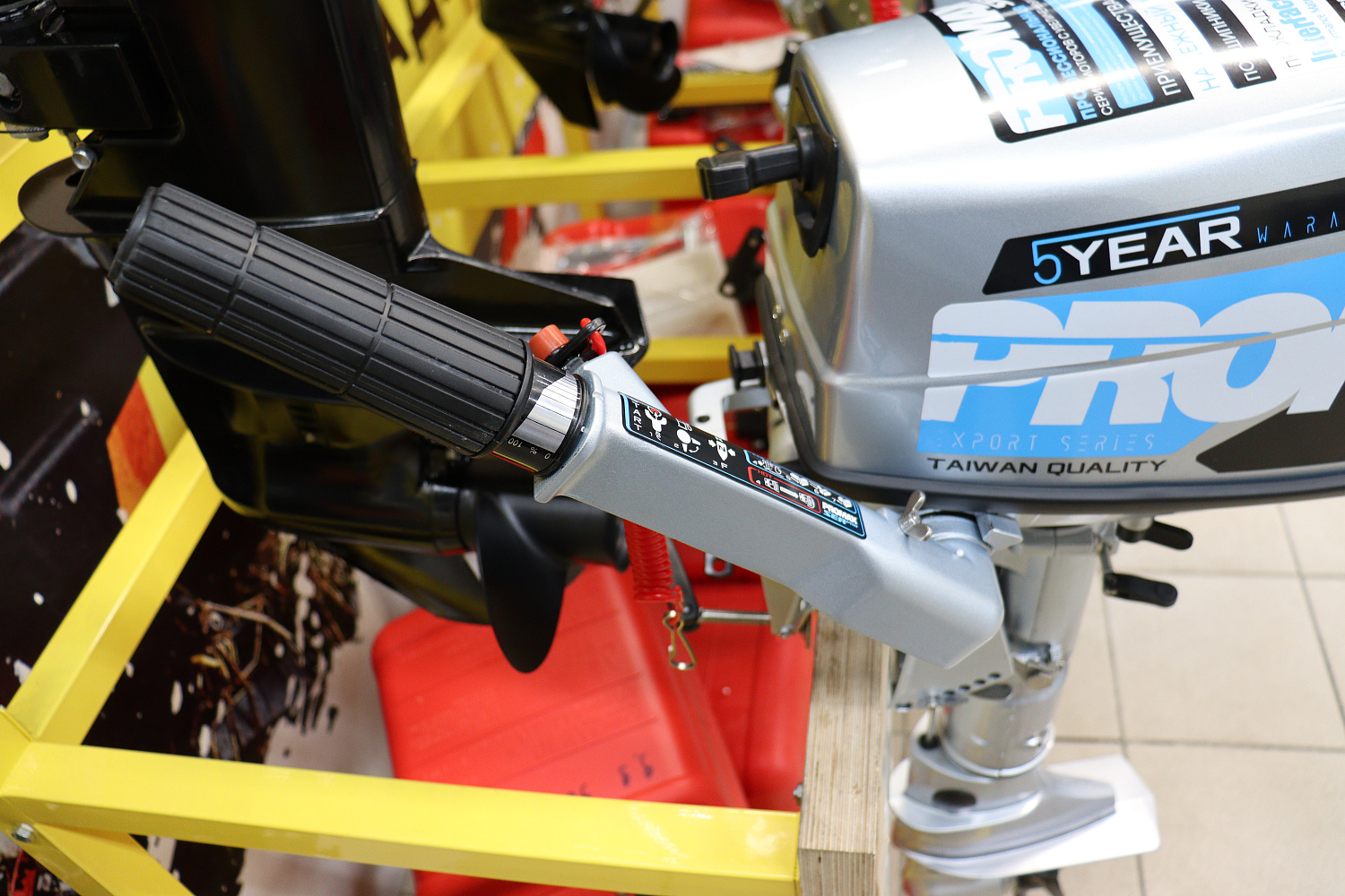 Лодочный мотор PROMAX SP5FHS (внешний бак 12 л) в Тюмени