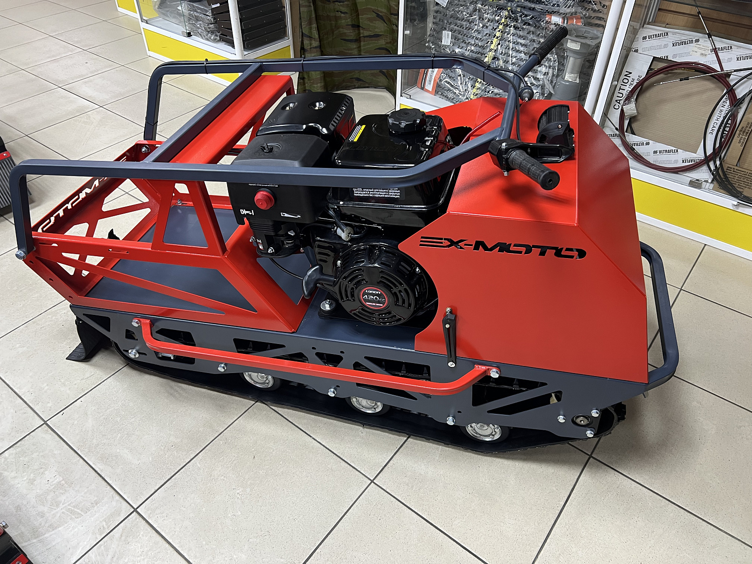 Мотобуксировщик EX-MOTO SNOWDOG S500 15л.с в Тюмени