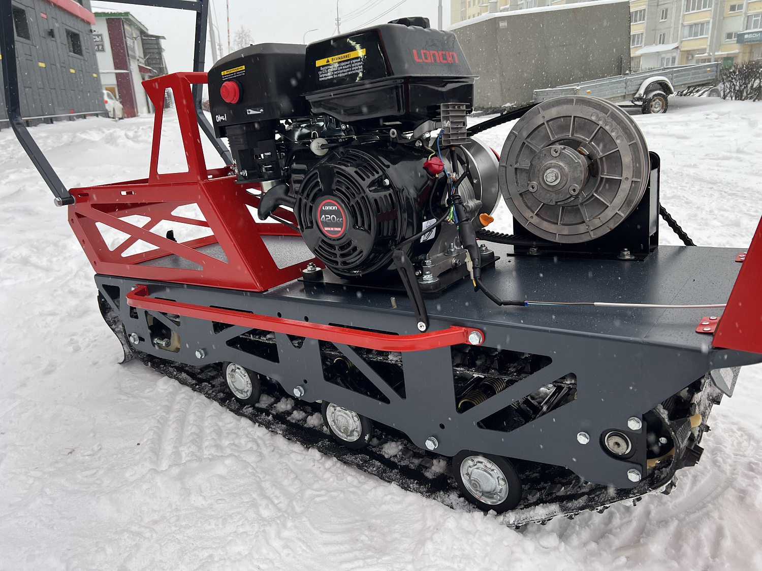 Мотобуксировщик EX-MOTO SNOWDOG S500 15л.с в Тюмени