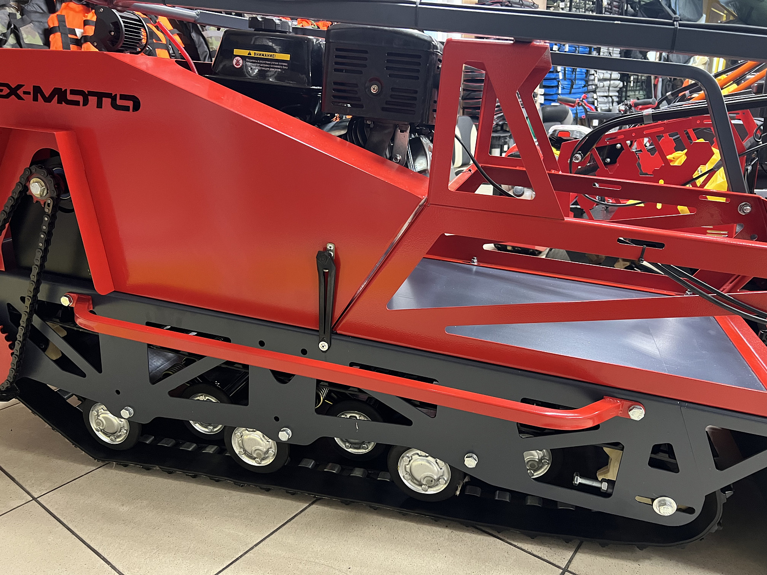 Мотобуксировщик EX-MOTO SNOWDOG S500 15л.с в Тюмени