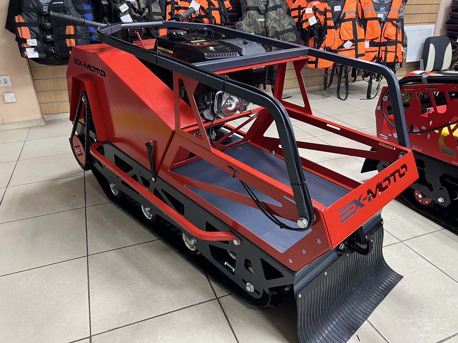 Мотобуксировщик EX-MOTO SNOWDOG S500 15л.с в Тюмени