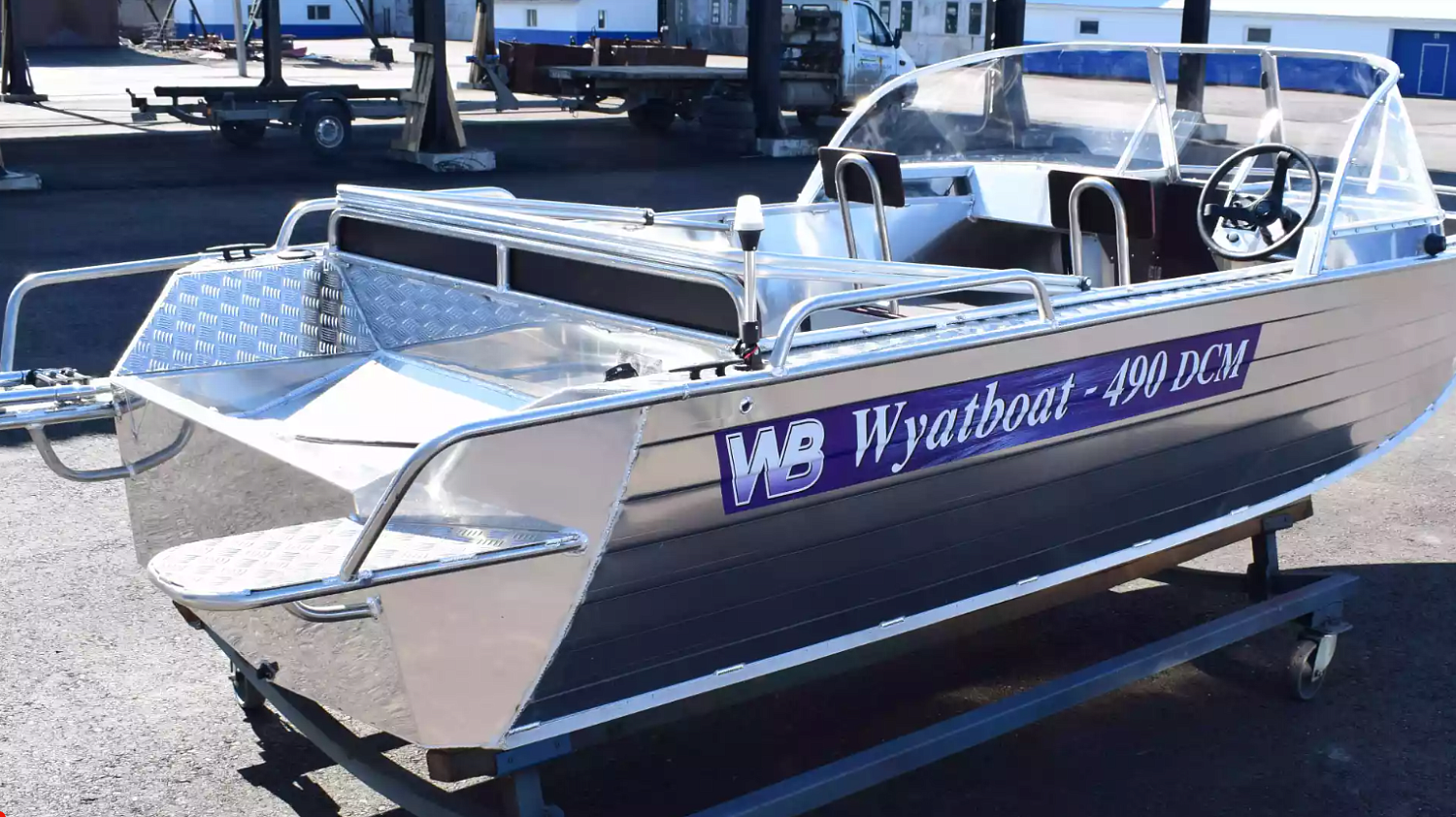 Алюминиевый катер Wyatboat-490 DCM в Тюмени