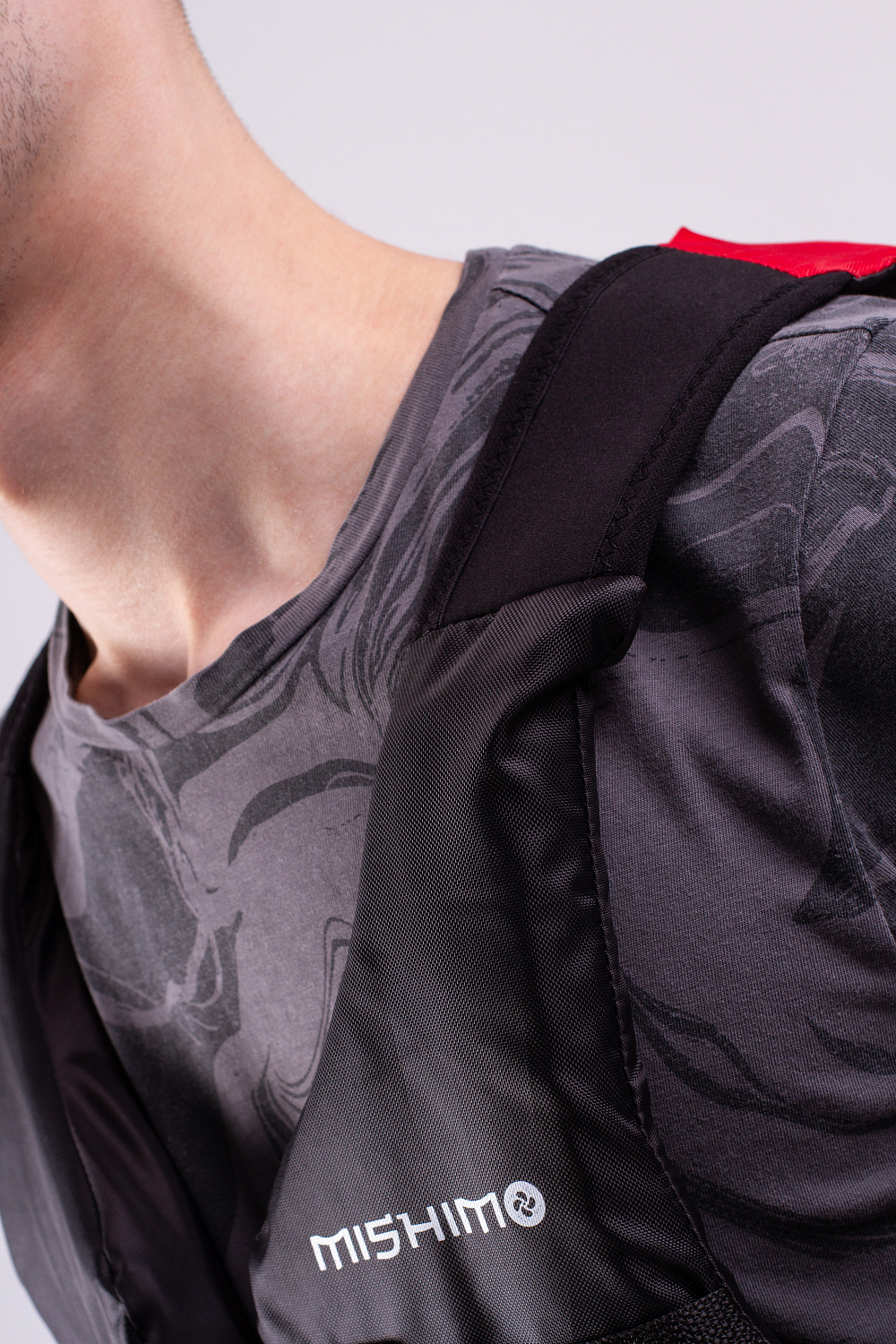 Жилет спасательный MISHIMO PRO Премиум качества Черно-красный в Тюмени